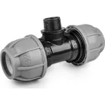 BRADAS PE T-kus 40mm x 1" vnější závit, PN10 DSRA10T40M1