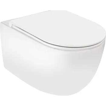 Klozet Ksuro 01 záchodová mísa závěsná bez splachovacího kruhu bílá 22800000
