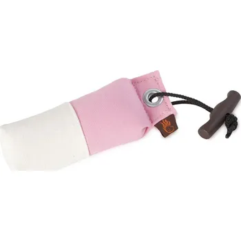 tréninková pomůcka pro psa Firedog Pocket dummy marking 150 g růžový / bílý
