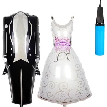 Balónek Svatební balónky nevěsta a ženich