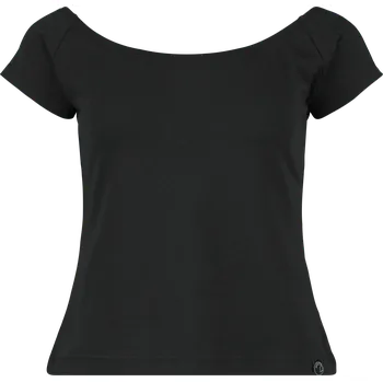 Dámské tričko Tričko z Black Premium by EMP - Crop top - Ženy - černá