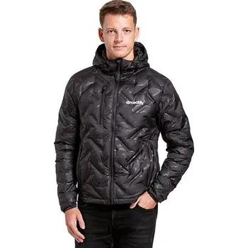Pánská casual bunda Meatfly pánská péřová bunda Denial Morph Black | Černá | Velikost XL