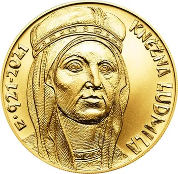 Česká mincovna Kněžna Ludmila 10000 1 oz 2021 zlatá mince Standard 31,1 g