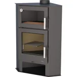 BRONPI krbová kamna LERMA-H rohová s troubou