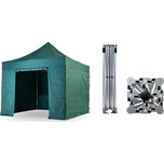 Nůžkový párty stan 3x3 m TENTino BIG HEXAGON Barva opláštění: 9A - ZELENÁ