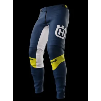 Moto kalhoty Motokrosové kalhoty Shot Aerolite Husqvarna LE modré výprodej 38