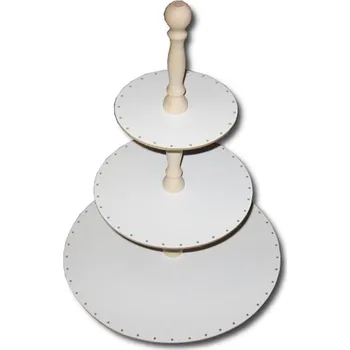 Etažér bílý 40 cm 22S015