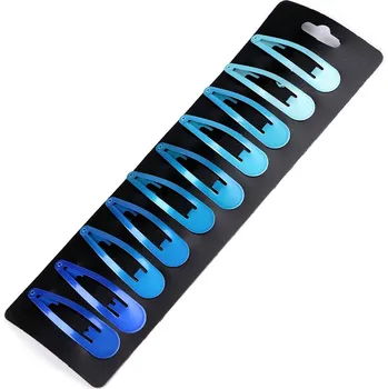 Sponka do vlasů pukačka, barva 3 mix modrá