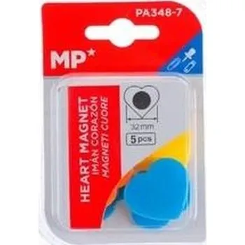 Set školních potřeb Magnesy serduszka kolorowe 5szt