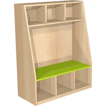 Dětský pokoj Dětský šatní box - trojmístný