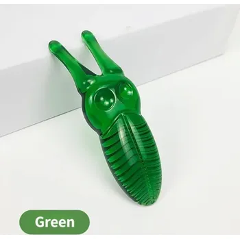 Masážní přístroj Guasha masážní deska pro lifting obličeje - Cikáda-zelená