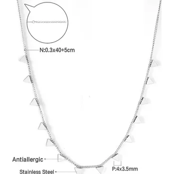 Náhrdelník Stylový náhrdelník ve stříbrné barvě - 445s