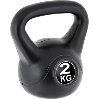 MAXXIVA Kettlebell činka, černá, 2 kg