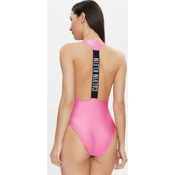 Dámské plavky Calvin Klein Swimwear Jednodílné plavky KW0KW02407 Růžová S