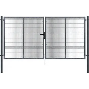Plot PILECKÝ Dvoukřídlá zahradní brána PILOFOR antracit 4118 x 2045 mm FAB