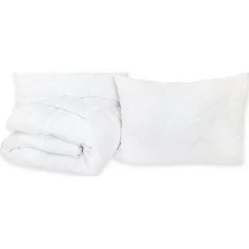 přikrývka Přikrývka 220 x 200 cm a polštář se zipem 2 ks Harmonia