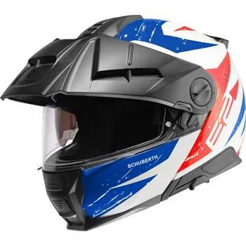Helma na motorku Vyklápěcí přilba SCHUBERTH E2 Explorer Blue S
