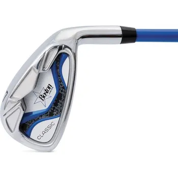 Golfová hůl BOSTON Sand Wedge pro juniory BOSTON JUNIOR PREMIUM IRON BLUE 135-150 cm, levá