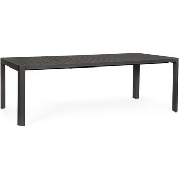 Zahradní stůl BIZZOTTO Rozkládací zahradní stůl KIPLIN 180/240x100 cm antracit 0663469