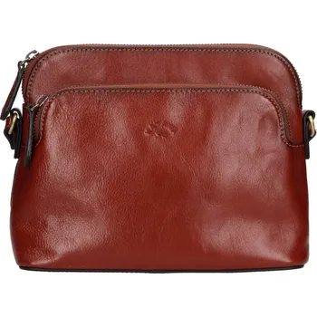 Kabelka Kožená dámská crosbody kabelka Katana Kaise - hnědá