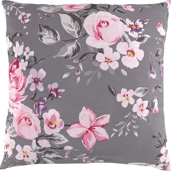 Bytový textil Kvalitex Povlak na polštář hladká bavlna PROVENCE BEATRICE šedá Abmessungen der Kopfkissenbezüge: 50x50cm