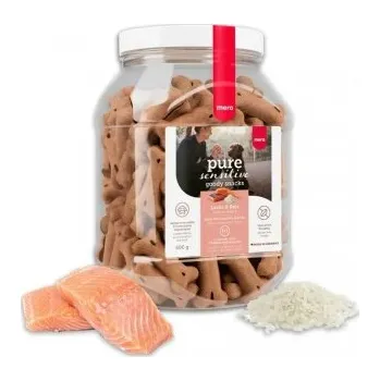 Volný čas Mera Pure Sensitive Goody Snacks losos s rýží Výhodné balení 6x600 g