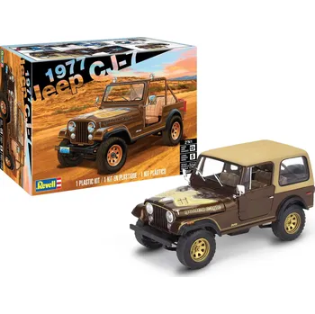 Plastikový model Revell Plastic ModelKit MONOGRAM auto 4547 - Jeep CJ-7 (1:24)