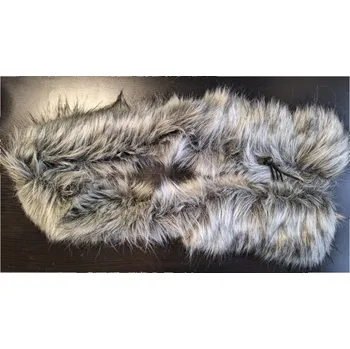 HappyBee Kožešinový límec na kočárek, Grey