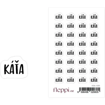 samolepka Fleppi Samolepky se jmény - Káťa