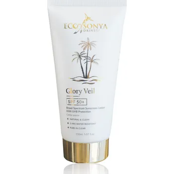 Přípravek na opalování Eco By Sonya tělový opalovací krém SPF 50 Glory Veil 150 ml