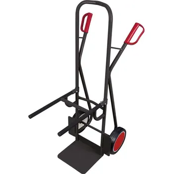 Rudl VARIOfit, ocelový na židle, nosnost 250 kg, lopata 320 x 250 mm, kola z plné gumy, barva antracit RAL7016