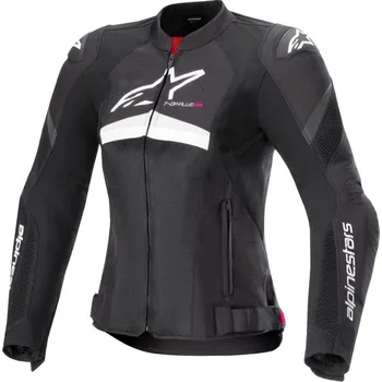 Moto bunda Bunda STELLA T-GP PLUS R 4 AIRFLOW, ALPINESTARS, dámská (černá/bílá) 2026 XS