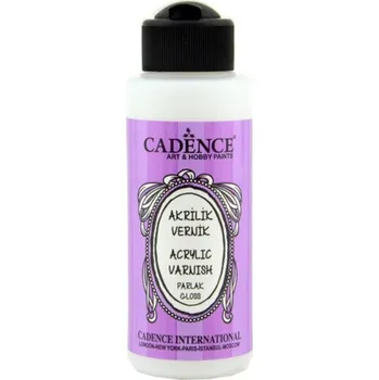 Speciální výtvarná barva Cadence Dokončovací lak Cadence Acrylic Varnish, 120 ml - lesklý