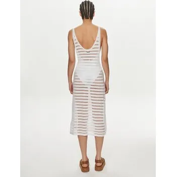 Oblečení a móda Calvin Klein Swimwear Plážové šaty KW0KW02464 Bílá Regular Fit XS