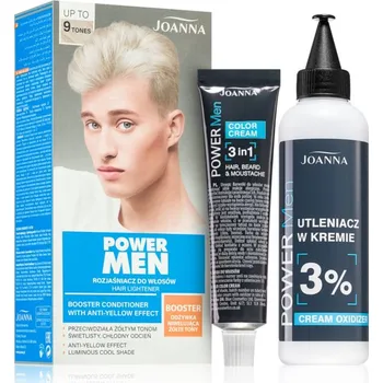 Barva na vlasy Joanna Power Men barva na vlasy pro zesvětlení vlasů 1 ks