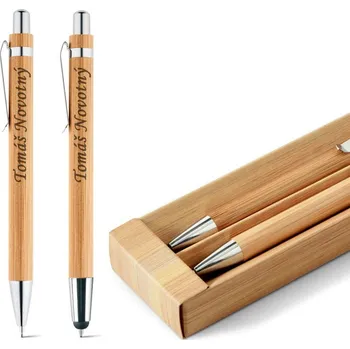 Bambusová pera v dárkové krabičce 2