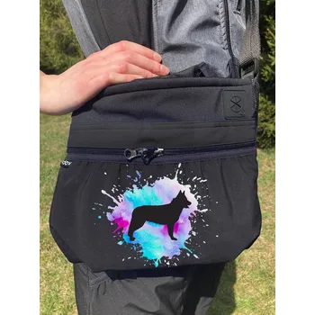 Kabelka Výcviková kabelka malá Bílý švýcarský ovčák BŠO 4dox