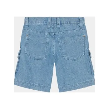 United Colors Of Benetton Džínové šortky 4AD7C902I Modrá Relaxed Fit 168