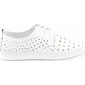 Dámské polobotky Wild 646018 White Dámské celokožené boty 36