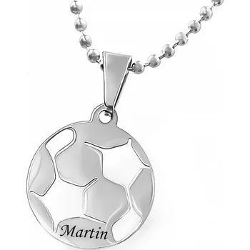 Přívěsek Přívěsek s řetízkem z chirurgické oceli Míč