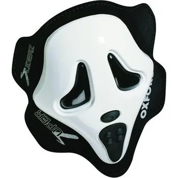 Motocyklový chránič kolene a holeně Slidery Screaming, OXFORD (bílé, pár)