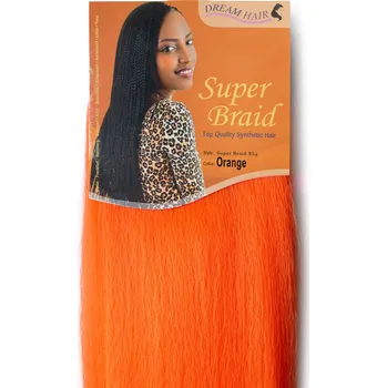 Příčesek Super Braid 100% Jumbo Braid Kanekalon ORANGE