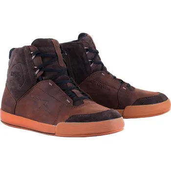 Moto obuv Boty CHROME CRAFTED DRYSTAR, ALPINESTARS (hnědá/guma) 2026 39