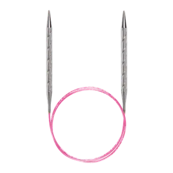 Nástroj na niť a příze Jehlice kruhové pevné ADDI Unicorn, 80 cm Velikost: 3,75 mm