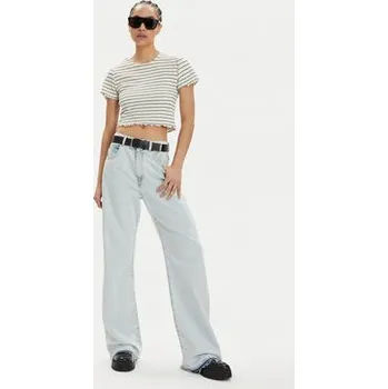 Dámské tričko ONLY T-Shirt Anits 15253651 Écru Regular Fit M