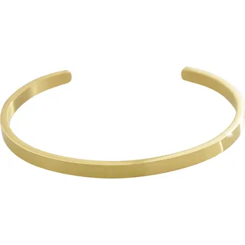 Náramek JSB bijoux s.r.o. Zlatý ocelový náramek jednoduchý bez krystalů