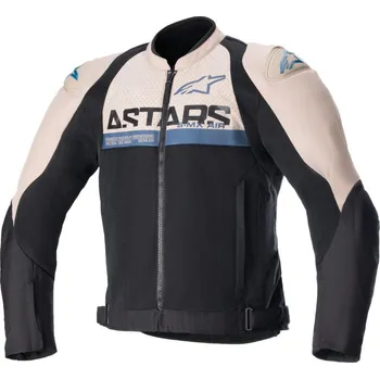 Moto bunda Bunda SMX AIR, ALPINESTARS (světle hnědá/černá/modrá) 2025 4XL