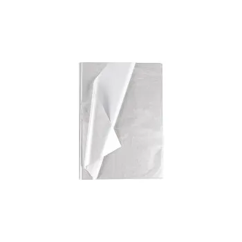 Balící papír Hedvábný papír 50 x 70 cm stříbrná, 26 ks