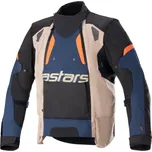 Bunda HALO DRYSTAR, ALPINESTARS (tmavě modrá/khaki/oranžová/černá) 2026 4XL