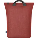 Halfar Moderní jednoduchý batoh Europe s polstrovanou přihrádkou na notebook Barva: červená melange, Velikost: 32 x 48 x 15 cm HF6517